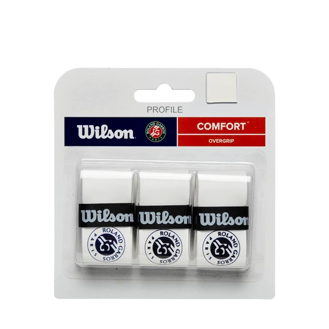 Overgrip Wilson  Roland Garros 2024 Overgrips White/Blue