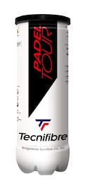 Padelballen Tecnifibre Tour 3 Pack