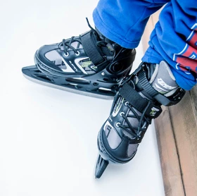 Kinder schaatsen
