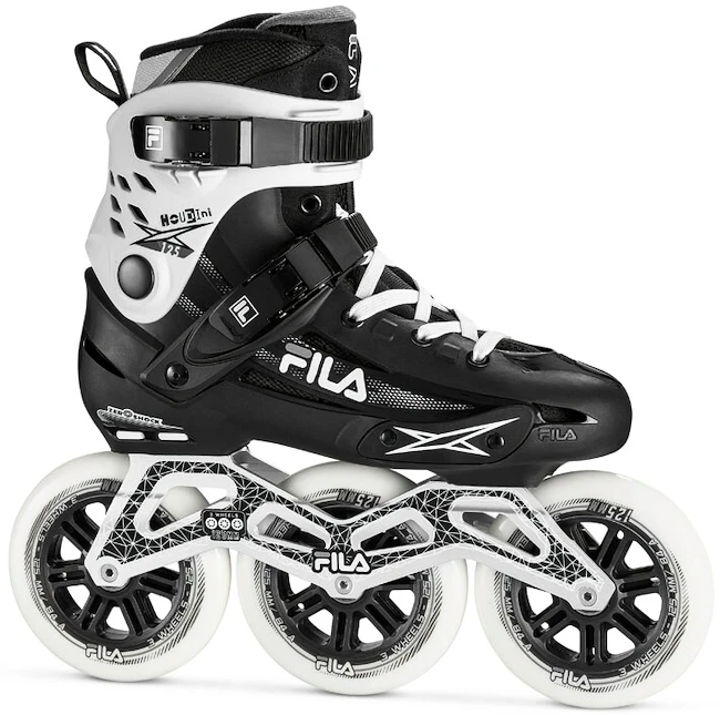 Przetestowano -  Heren inlineskates Fila  HOUDINI 125 Black/White  EUR 43