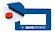 Puck Passer Blue Sports  Rectangular Passer