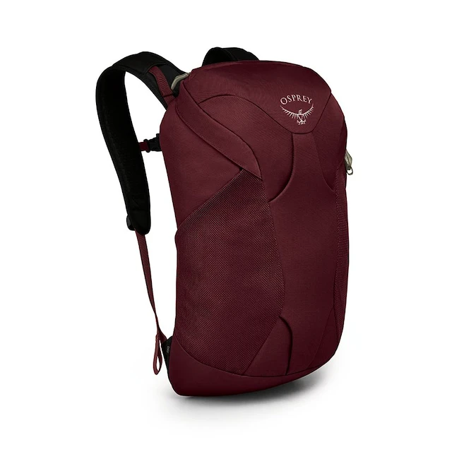 Rugzak OSPREY FARPOINT FAIRVIEW TRAVEL DAYPACK zircon red