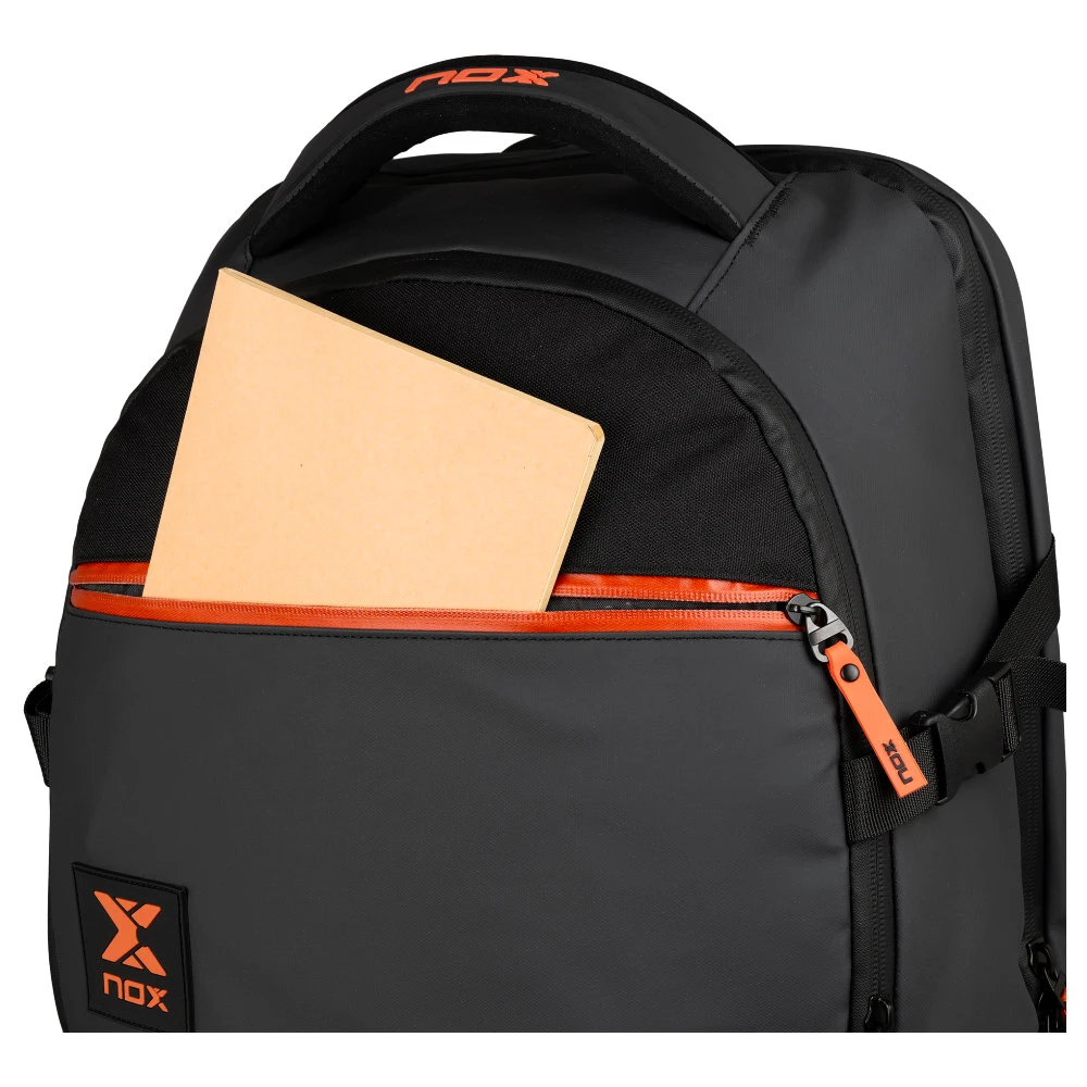 Rugzak voor rackets NOX   Luxury Open Series Black/Red Backpack