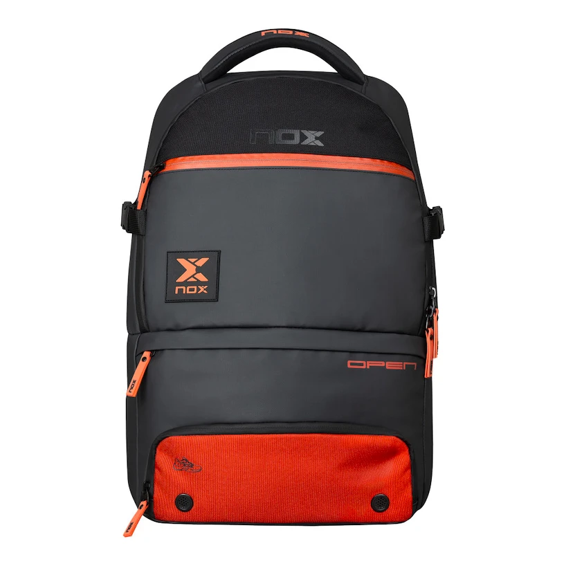 Rugzak voor rackets NOX   Luxury Open Series Black/Red Backpack