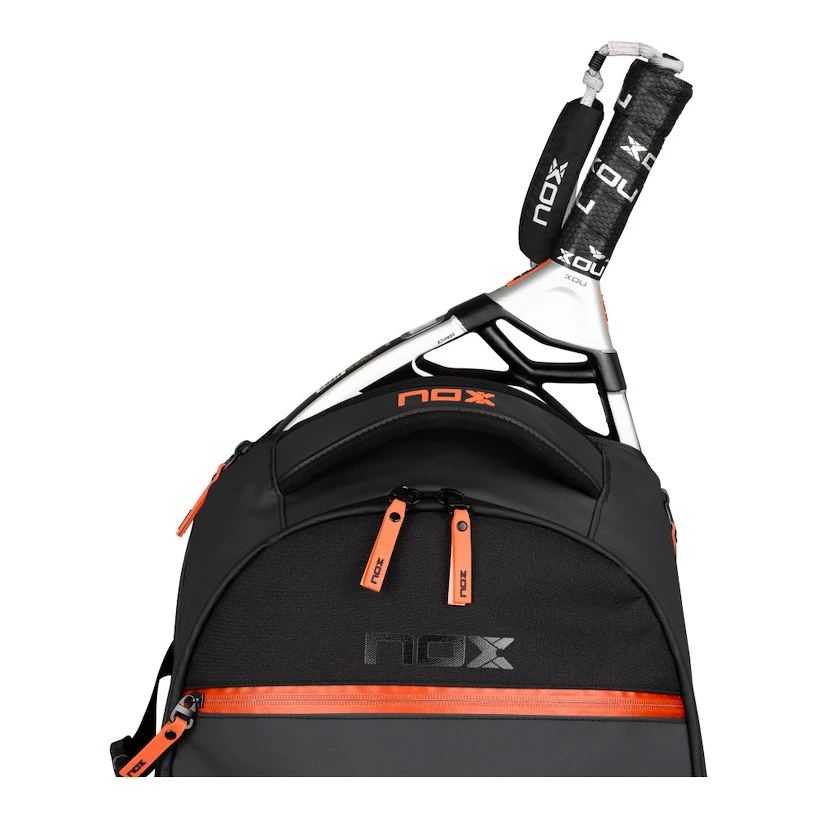 Rugzak voor rackets NOX   Luxury Open Series Black/Red Backpack