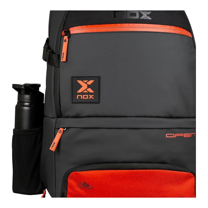 Rugzak voor rackets NOX   Luxury Open Series Black/Red Backpack