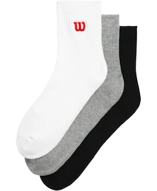 Sokken Wilson Quarter Top Sock 3 Pack Multicolor