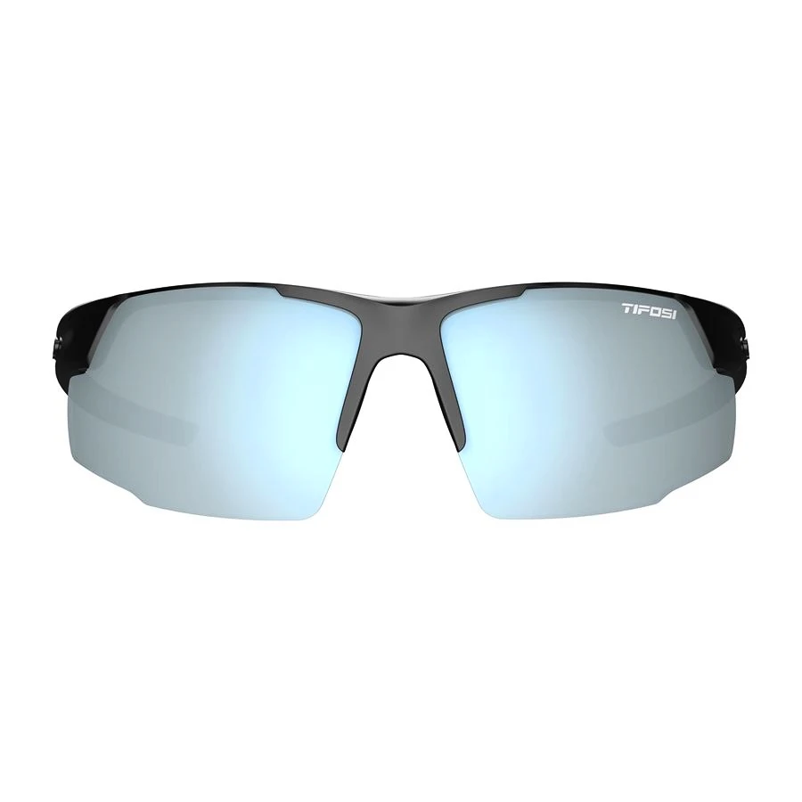 Sportbril Tifosi  Centus Gloss Black Smoke Bright Blue