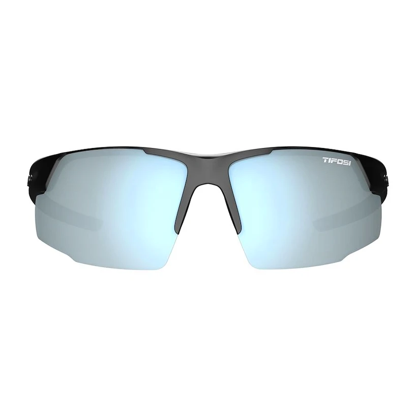 Sportbril Tifosi  Centus Gloss Black Smoke Bright Blue