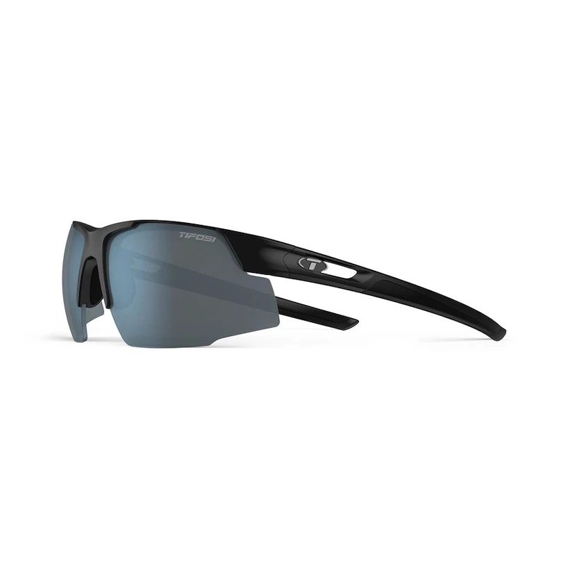 Sportbril Tifosi  Centus Gloss Black Smoke Bright Blue