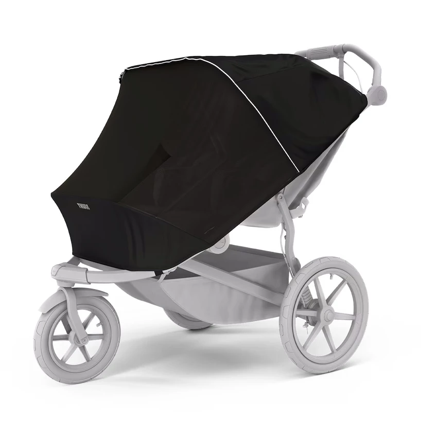 Sportieve kinderwagen Thule Urban Glide 3 Mid blue + Bassinet Soft beige SET 7in1