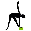 Step box Schildkröt  Yoga Block Grey