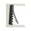 Strip voor het beëindigen van synthetisch ijs WinnWell  HOCKEY TILE EDGING REBOUNDING FOAM 17.5" x 1" GREY