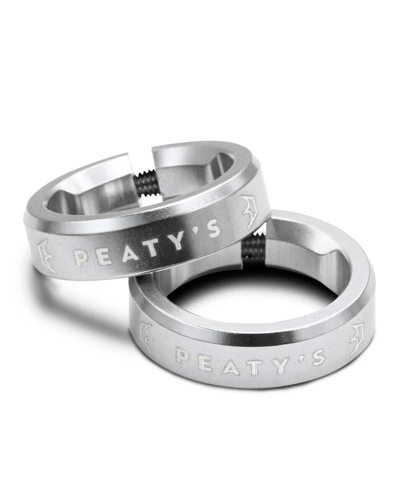 Stuurklemmen PEATY'S  Monarch lock ring silver (pgm-lck-rng-sil-10)