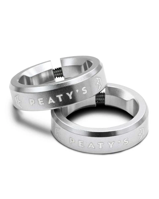 Stuurklemmen PEATY'S  Monarch lock ring silver (pgm-lck-rng-sil-10)