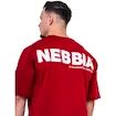 T-shirt Nebbia GYM ESSENTIALS Oversized T-shirt 381 red