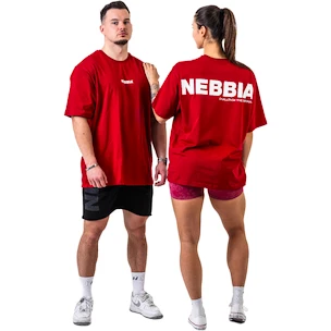 T-shirt Nebbia GYM ESSENTIALS Oversized T-shirt 381 red
