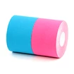 Tape BronVit  Sport kinesiology tape balení 2 x 6m – classic –  modrá + růžová