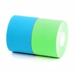 Tape BronVit  Sport kinesiology tape balení 2 x 6m – classic –  modrá + zelená