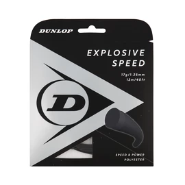 Tennis besnaring Dunlop Explosive Speed Black 1.25 Set (12 m)