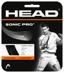 Tennis besnaring Head  Sonic Pro 17 Black 1.25 mm (12 m)