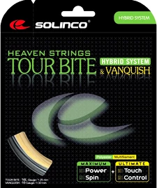 Tennis besnaring Solinco Tour Bite + Solinco Vanquish (12 m)