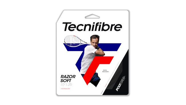 Tennis besnaring Tecnifibre  Razor Soft Carbon 12 m  1,25 mm
