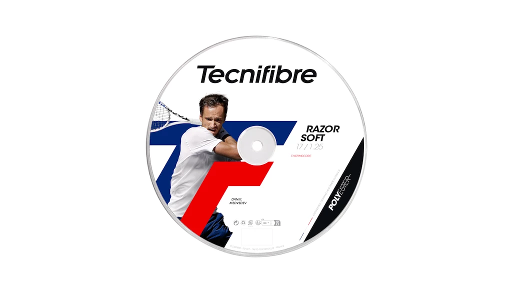 Tennis besnaring Tecnifibre  Razor Soft Carbon 200 m
