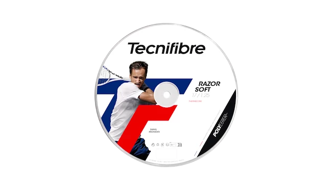 Tennis besnaring Tecnifibre  Razor Soft Carbon 200 m