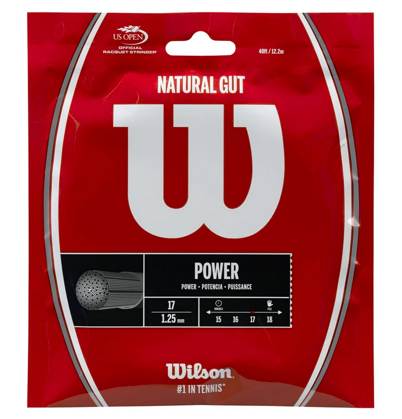 Tennis besnaring Wilson  Natural 17 1.25 mm
