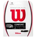 Tennis besnaring Wilson  Sensation Plus Black 1.28 mm