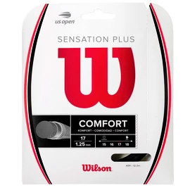 Tennis besnaring Wilson Sensation Plus Black 1.34 mm