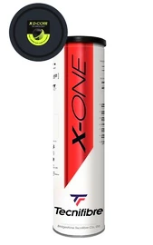 Tennisballen Tecnifibre X-One (4 St.)