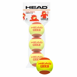 Tennisballen voor kinderen Head T.I.P. Red (3ks) - 5-8 let