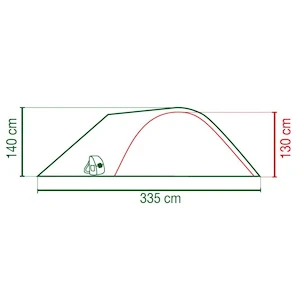 Tent Coleman  Darwin 4   BlackOut