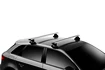 Thule Dakdrager met Aluminium EVO Bar Honda Fit 5-dr Bare Top Hatchback 08-14