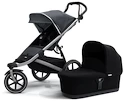 Thule Urban Glide 2 sportwagen donkergrijs + Thule Bassinet