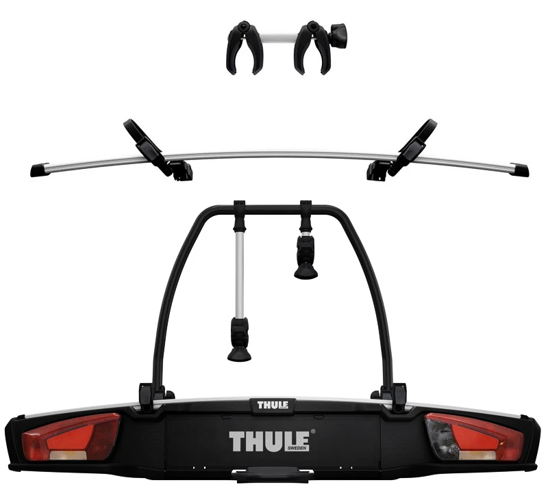 Thule VeloSpace XT 938 + Adapter voor 3e fiets