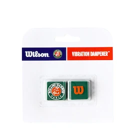 Trillingsdemper Wilson Dampener 2 Pack Roland Garros Green/Orange