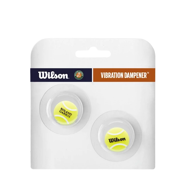 Trillingsdemper Wilson  Tennis Ball 2 Pack Dampener Roland Garros Yellow/Black