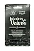 Tubeless ventiel PEATY'S  X chris king (mk2) black tubeless valves 42mm (ptv2-42-blk-12)