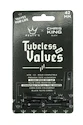 Tubeless ventiel PEATY'S  X chris king (mk2) black tubeless valves 42mm (ptv2-42-blk-12)