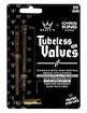 Tubeless ventiel PEATY'S  X chris king (mk2) bourbon tubeless valves - 80mm (ptv2-80-brb-12)