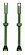 Tubeless ventiel PEATY'S  X chris king (mk2) emerald tubeless valves - 80mm (ptv2-80-emr-12)