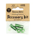 Tubeless ventiel PEATY'S  X chris king (mk2) emerald tubeless valves accessory kit (ptv2-accs-emr-12)
