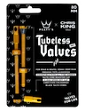Tubeless ventiel PEATY'S  X chris king (mk2) gold tubeless valves - 80mm (ptv2-80-gld-12)