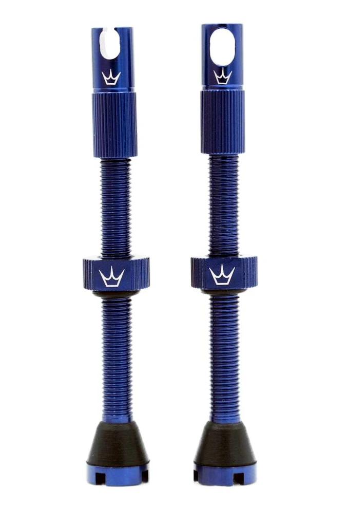 Tubeless ventiel PEATY'S  X chris king (mk2) navy tubeless valves 60mm (ptv2-60-nvy-12)