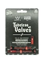 Tubeless ventiel PEATY'S  X chris king (mk2) red tubeless valves 60mm (ptv2-60-red-12)