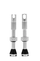 Tubeless ventiel PEATY'S  X chris king (mk2) silver tubeless valves 42mm (ptv2-42-sil-12)