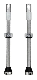 Tubeless ventiel PEATY'S X chris king (mk2) silver tubeless valves - 80mm (ptv2-80-sil-12)